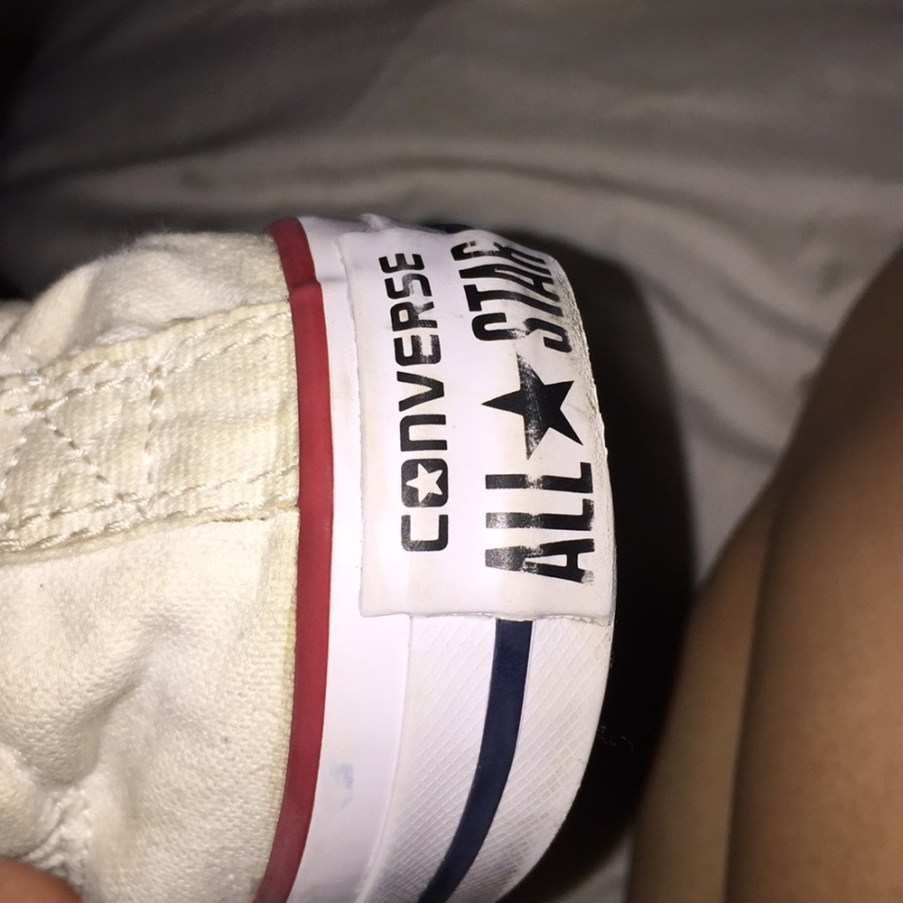Womens Converse All-Star White Slip-On Shoes - Picture 5 of 5